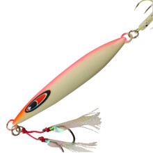 Jigging Spoon Lures Luminous Metal Jigging Spoon Long Casting Easy To Use Spinner Baits