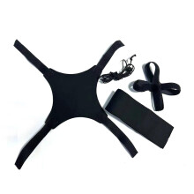 Soccer Belt Trainer Adjustable Belt Elastic Rope Fastener Tape for Hands Free Throw Practice Kids and Adults Model C