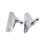 1 Pair of Ball Stud Brackets for Gas 1