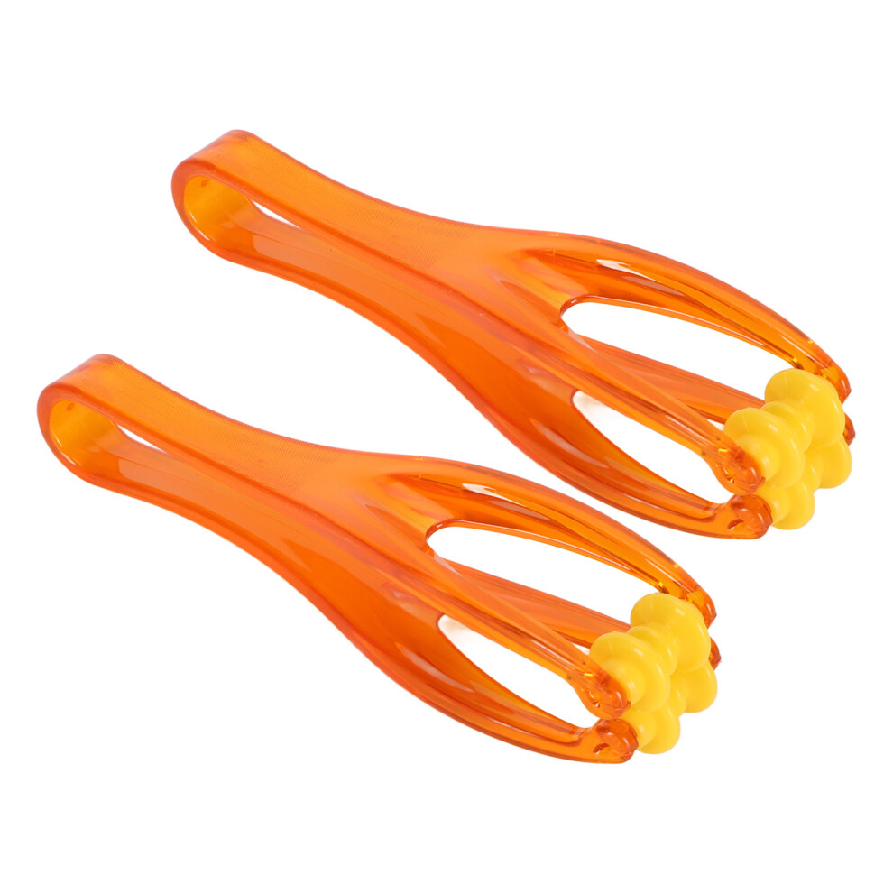 2pcs Hand Finger Roller Acupressure Massager for Soreness Relief Plastic