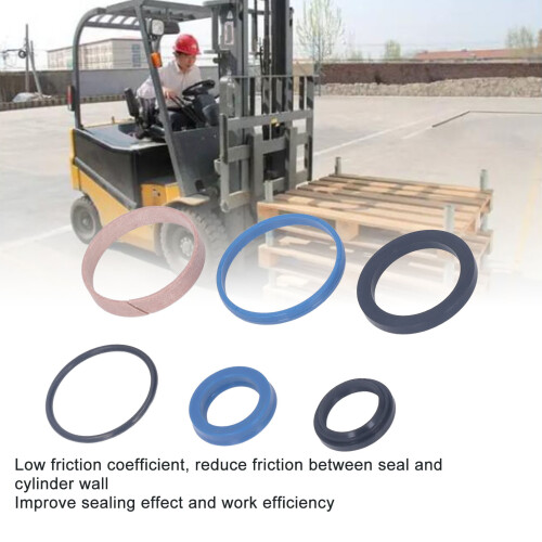 Forklift Cylinder Seal Kit 6Pcs, Rubber, R14-R20, E16-E20 2