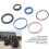 Forklift Cylinder Seal Kit 6Pcs, Rubber, R14-R20, E16-E20 5