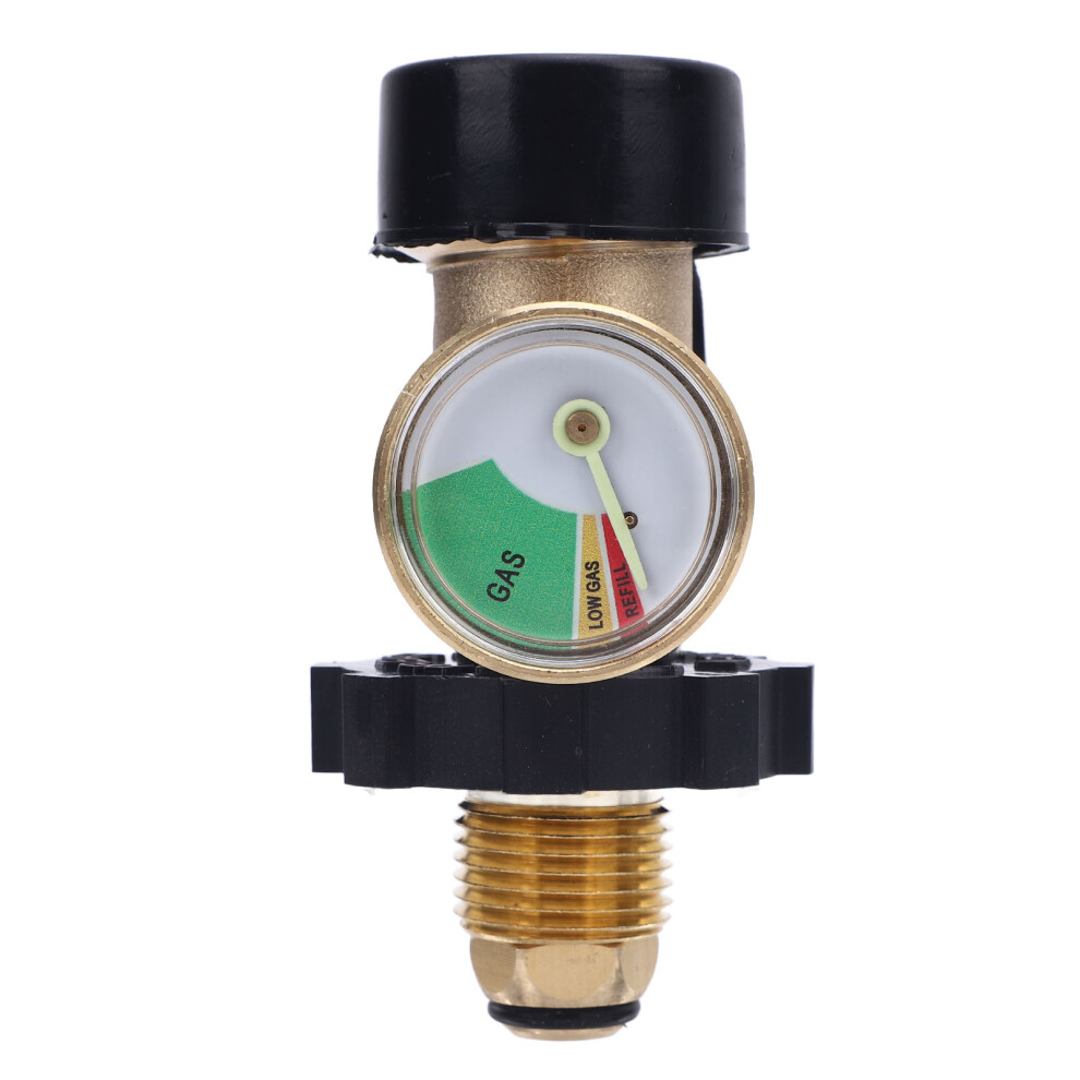 100Lb Lp Tank Adapter With Pressure Gauge 0 To 8320539376288