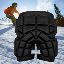Ski Hip Protector Pad For Adults And Kids, 3D Butt Pad, Lightweight Shorts For Skiing, Skateboard, Snowboard, Size S