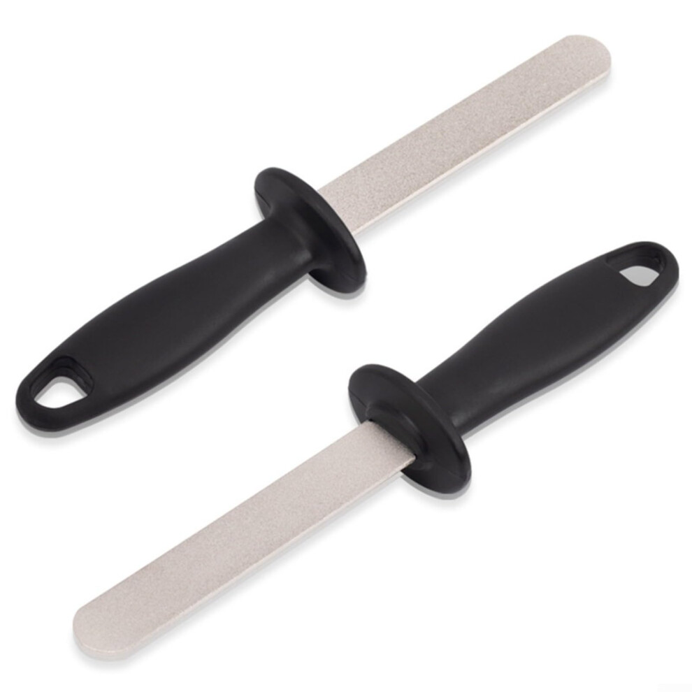 Diamond Files 2-Piece Double-Sided 400/1000 Grit Abrasive Surfaces For Blades Chisels Scissors Planers Sharpening 6447073691461