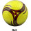 Soccer Ball PVC Construction Durable Training Ball Advanced Yellow Size 5 2