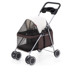 Pet Stroller Outdoor Portable Folding Small Pet