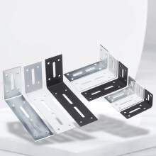 Stainless Steel Adjustable Corner Plates For Right-Angle Joints, Secure Fixing, Set Of 6, 90x180mm