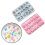 2pcs Easter Silicone Mold Rabbit Colored Egg Chocolate Cake Mold Baking Tools Manual Soap Mould 2