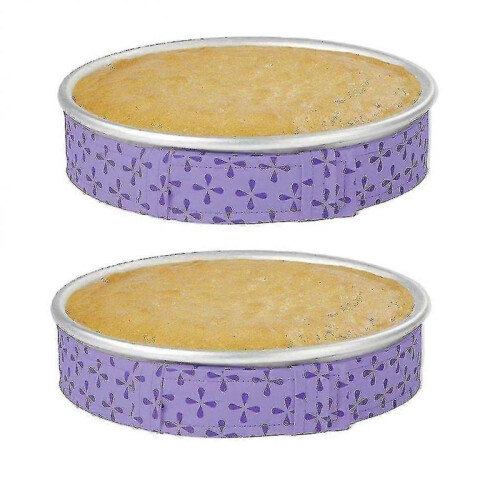 2pcs Baking Uniform Strip Bakeware Protection Strap Anti-deformation Cake Pan Strip Belt Baking Tools Bakeware Accessories (80x3.7cm)