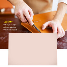 Feines Grain, 21,08 cm x 13,97 cm x 0,10 cm, handgefertigtes, pflanzlich gegerbtes Leder
