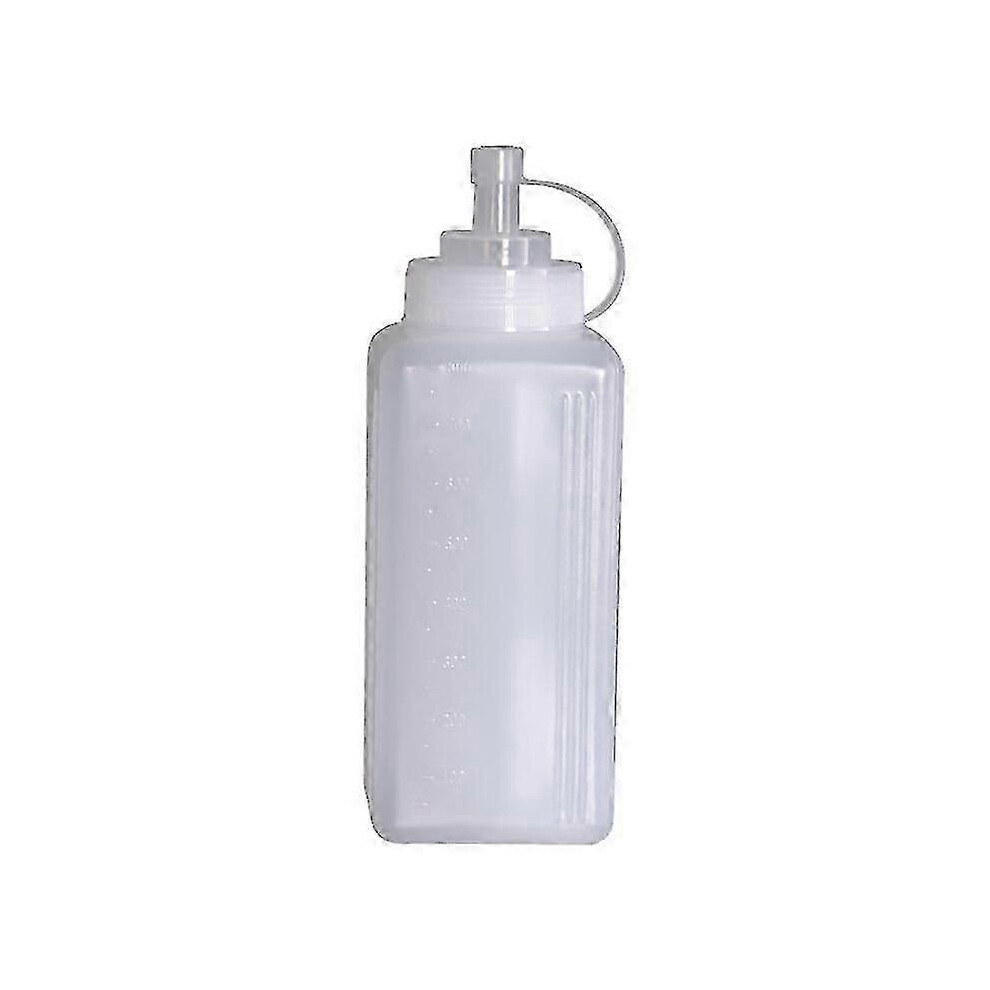 800ml Squeezable Sauce Bottle Large Caliber Dustproof Plastic Household Seasoning Bottle for Kitchen Banmo