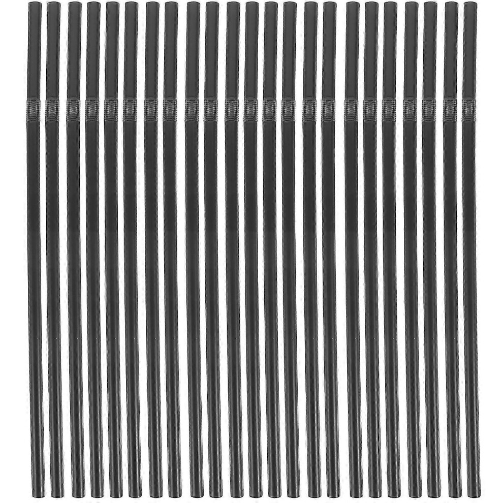 Pack of 200 disposable straws for drinks and parties