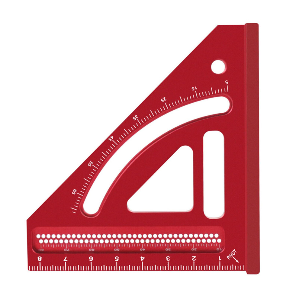 Precision Woodworking Straight Ruler Aluminum Multi-Angle Tool Miter Triangle Tool For Carpentry 6447073692055