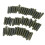 50pcs 25mm Buffer Beads Carp Fishing Tackle 8