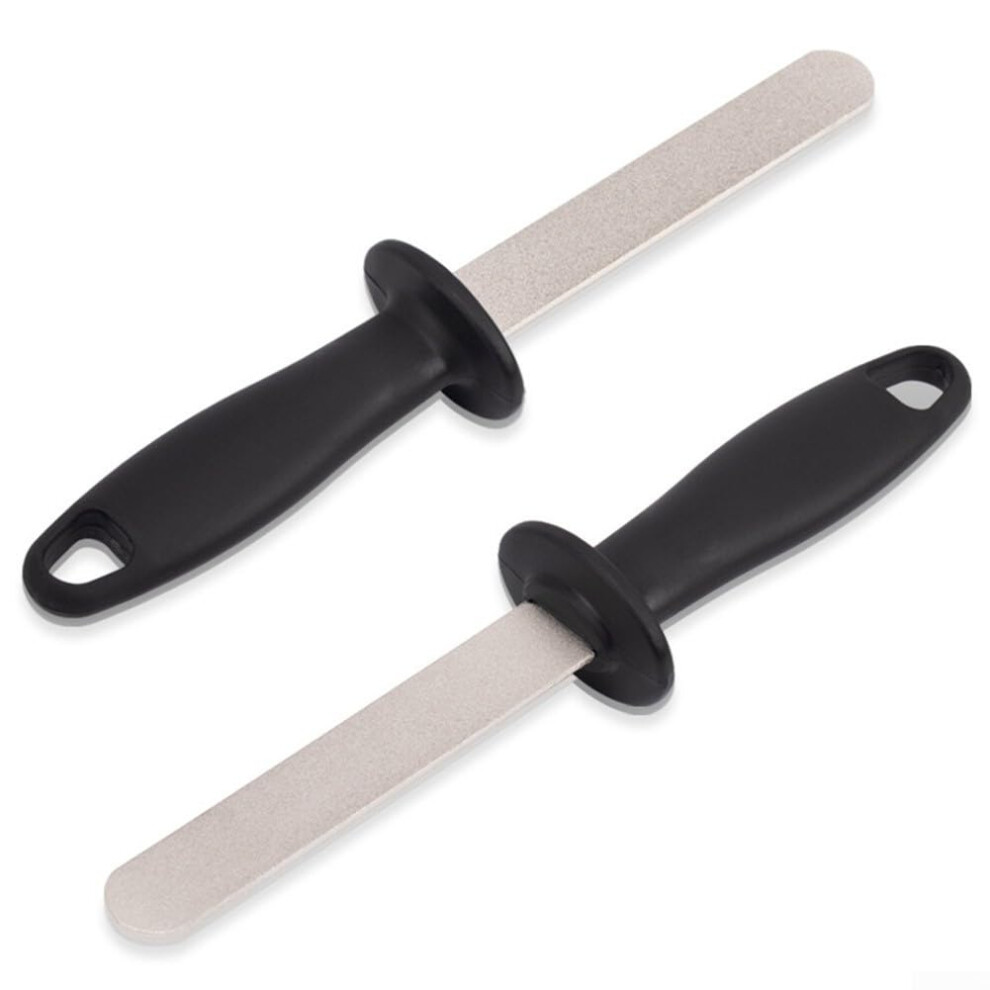 Diamond Files Set Double Sided Sharpener Stone With Ergonomic Handle For Blades Planers Chisels Scissors 400 1000 Grit 9016109886880