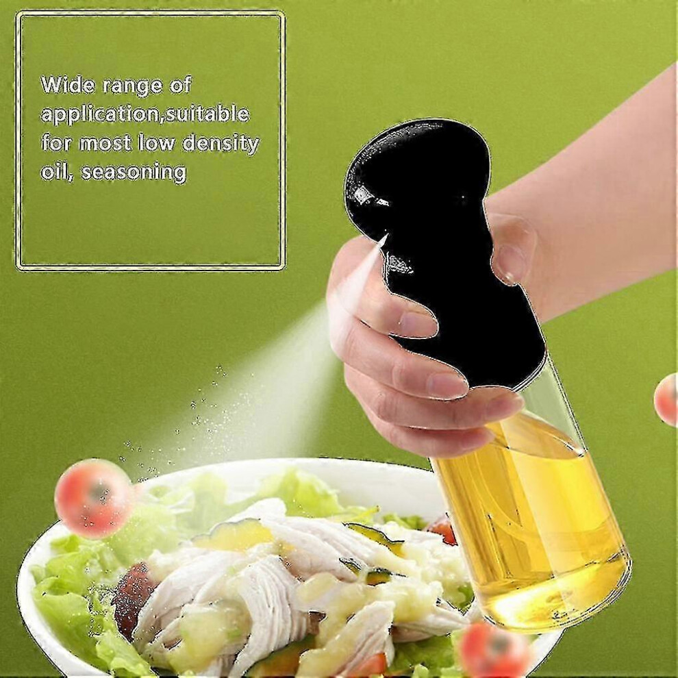 (200ml - White) 210ml Olive Oil Spray for BBQ Cooking Baking Olive Oil Sprayer Empty Bottle Vinegar Bottle Oil Dispenser Salad