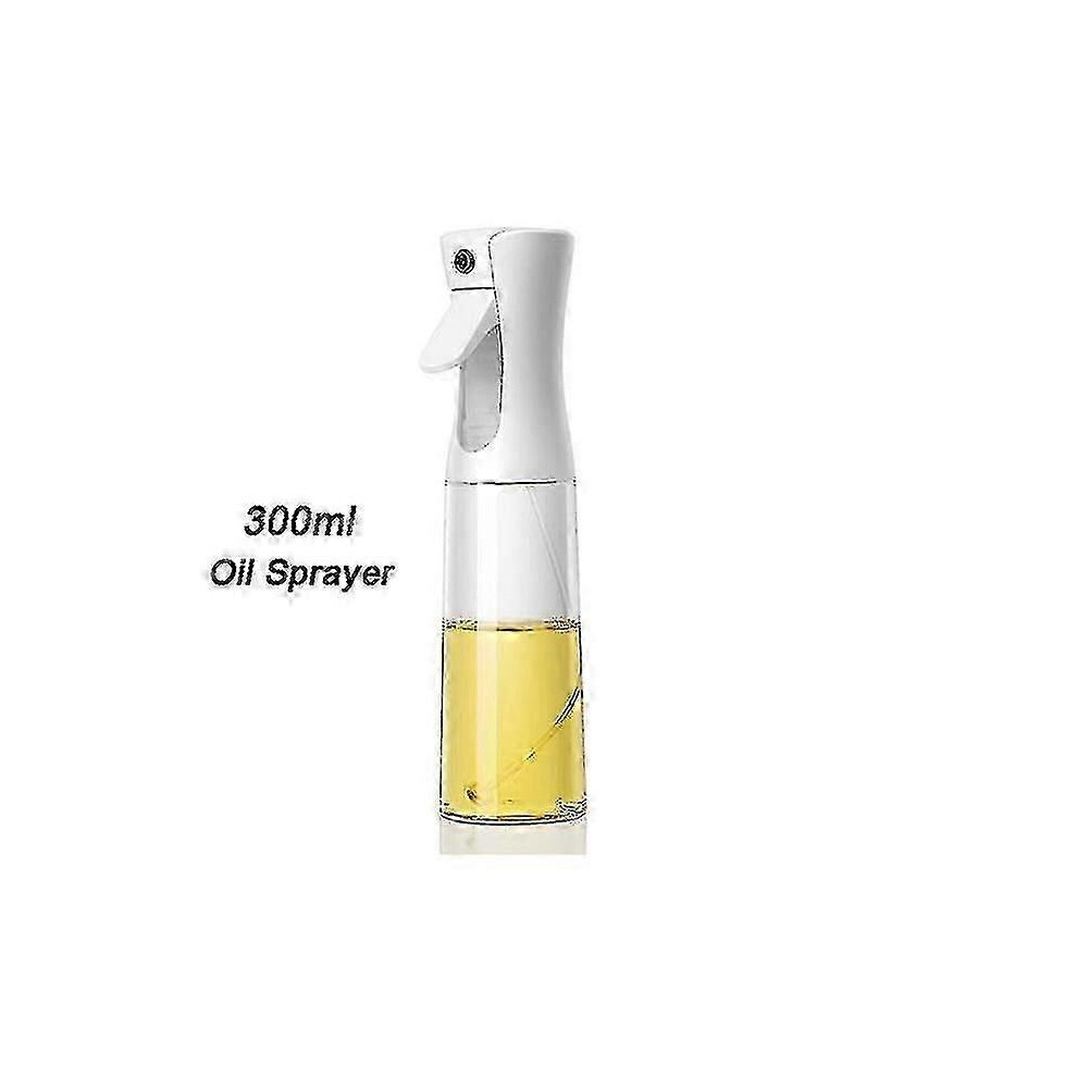 (300ml - White) 210ml Olive Oil Spray for BBQ Cooking Baking Olive Oil Sprayer Empty Bottle Vinegar Bottle Oil Dispenser Salad