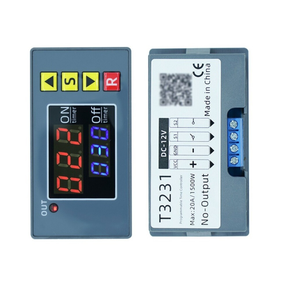 Infinites Delay Timers Module With Double Digital Display-12V 7751000174811