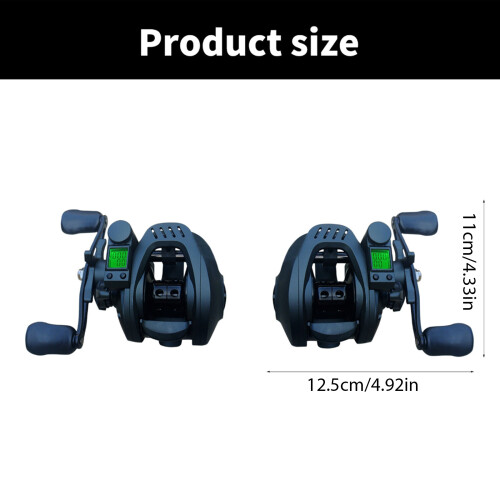 Metal Baitcasting Reels Led Screen Electronic-right hand 1
