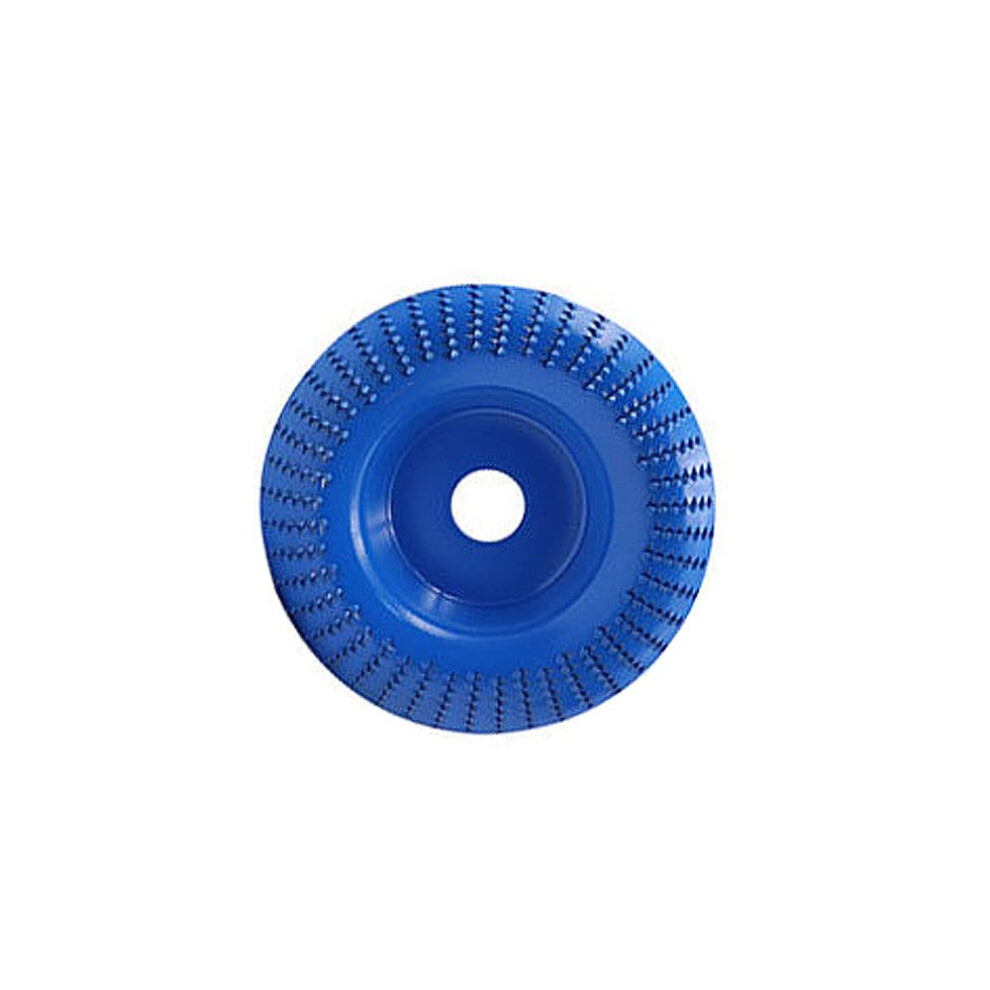 Steel Carbide Grinding Wheel Disc 100Mm Wood Carving Disc Polishing Shaping Plate For Angle Grinder 22Mm Arbor Blue 9016109886958