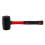 Fiberglass Handle Rubber Mallet 24 Oz Solid Head For Home And Interior Decoration Labor-Saving 1