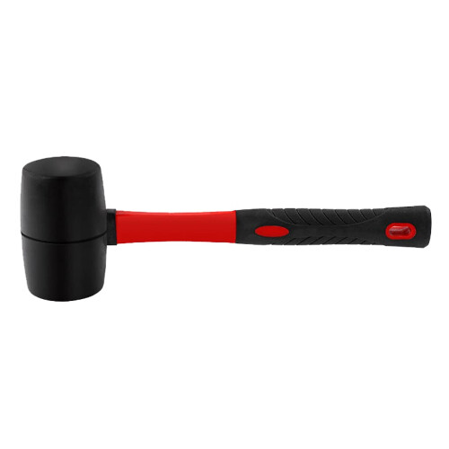 Fiberglass Handle Rubber Mallet 24 Oz Solid Head For Home And Interior Decoration Labor-Saving