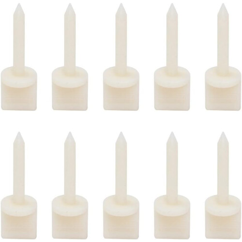 Nail Pins 10-Pack Weather Resistant ABS Material Outdoor Use 1