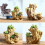 Vintage Succulent Pots Imitation Tree Root Shape-sweep white 3