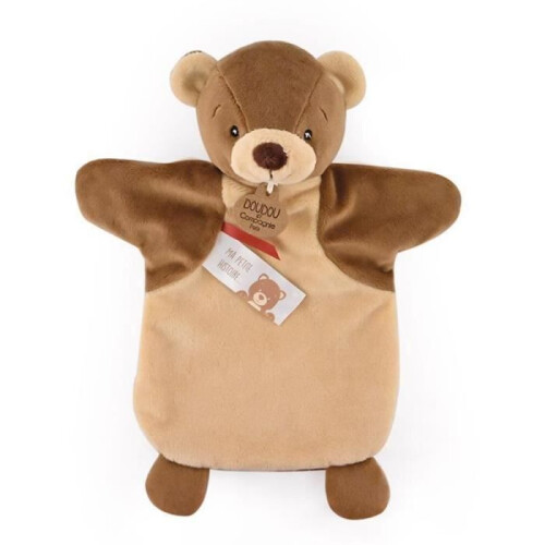 Marionetta Orso Doudou &amp; Compagnie - Marrone - 25/34 cm