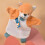 Marionnette Doudou &amp; compagnie Renard - oranssi - 25/34 cm 2