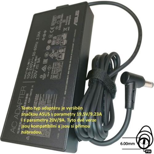 ASUS Adaptador original Asus 180W 20V 3p (6PHI) 2