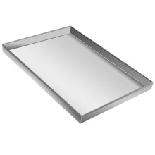 304 Stainless Steel Air Conditioner Drip Pan Condensate Drain Tray For Mini Split AC 80x60 cm Rust Resistant Easy Clean