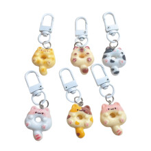 6 Pack Unique Cats Phone Ornament Keychain-door buckle