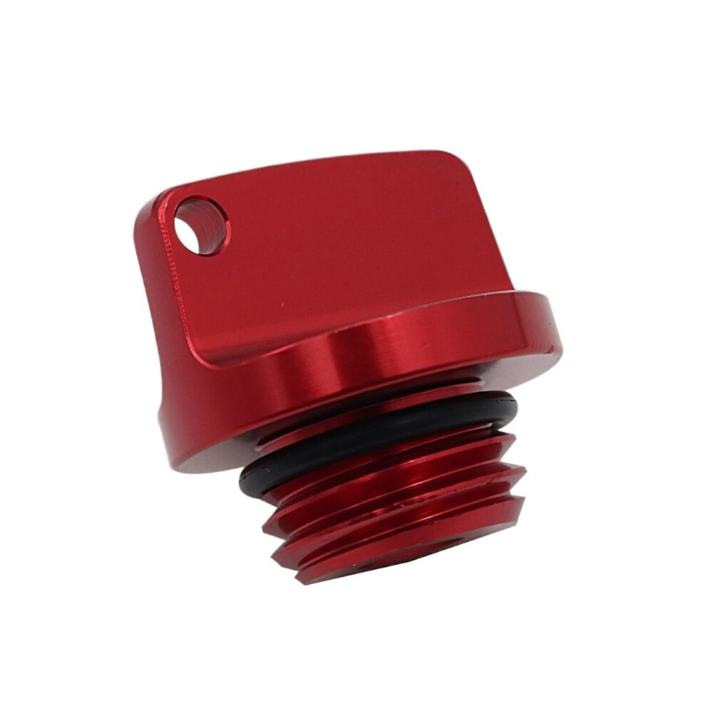 Motorcycle Crankcase Cap Cnc Engine Oil Filler Screw Cover M20x2.5 For Yamaha Mt-09 Fz-09 Tracer Fj-09 Tmax 500 530 Red 9084446938371
