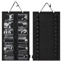 Jiu Jitsu Belt Display Wrestling Belt Holder Felt Wall Organizer Rack With Multiple Slots Auburn 24.61 X 13.58 Inches
