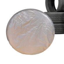 Tire Covers for Trailers Waterproof Trailer Tire Cover UV-Resistant Oxford Fabric Silver for RVs Camping Snow Protection