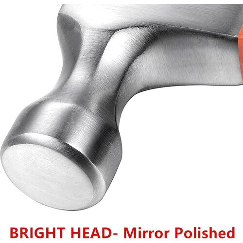 Small Claw Hammer Mini Stubby Nail Tool, Bright Polished Head, Soft Grip Handle, Compact Claw Hammer 1