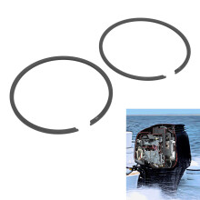 High-Strength 39-827491A12 Piston Rings for 2-Stroke 20-25HP Outboard