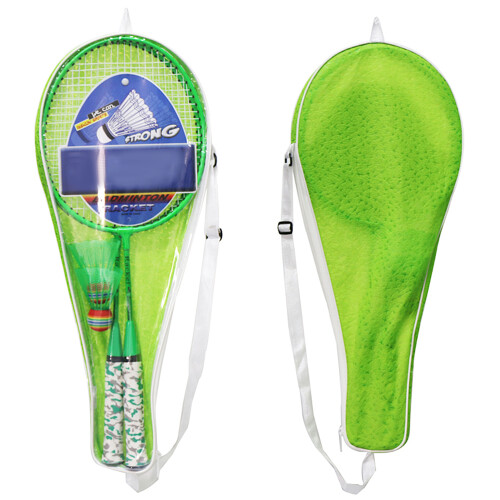 1 Pair Badminton Rackets with Balls 2 Player 1