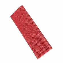 Red Rhinestone Microphone Cover Plastic Universal Handle Sleeve for Stage Show