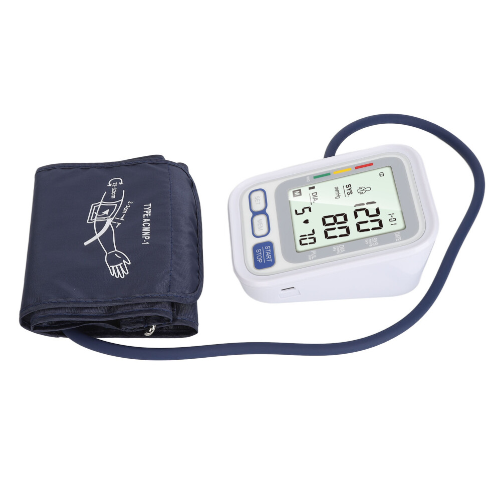 Wrist Sphygmomanometer Digital BP Monitor with Large Display No Voice