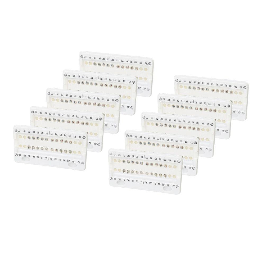 200pcs Metal Teeth Brackets Braces 0.018inch Bondable with 345 Hooks