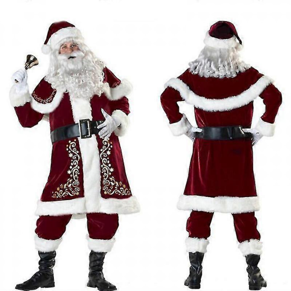 Adult Men Santa Claus Christmas Costume-image-OPC-PKHDKH5-NEW