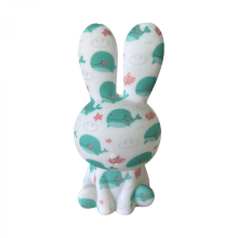 100% New LED Rabbit Night Light with 3D Rainbow, Remote Control Touch Bedside Lamp for Kids Gifts