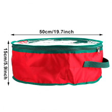 2023 Christmas Wreath Garland Storage Bag Zipped Container Organizer Useful A2