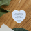 15% Off Tiny Acrylic Heart Gift Tags, Mini Note White Style 3 3