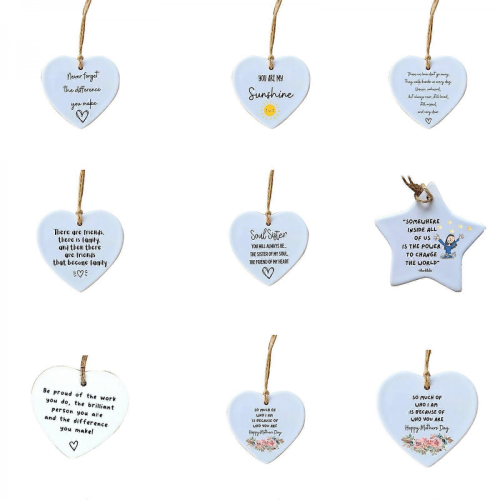 Valentine's Day Kraft Paper Gift Tags with String, Personalized Hang Tags 2