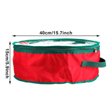 2023 Christmas Wreath Garland Storage Bag Zipped Container Organizer Useful A1