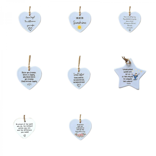 15% Off Small Acrylic Heart Gift Tags, Mini Note White Style 6 1